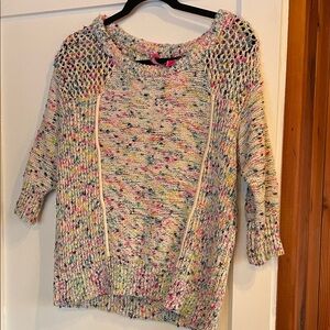 Tracy Reese Colorful Knit Crew Neck Sweater